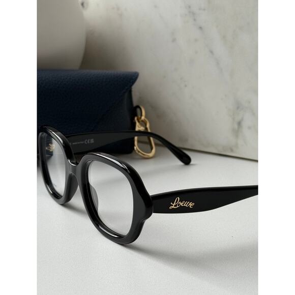 NEW Loewe LW50075I Curvy Black Eyeglasses Frames main image 4